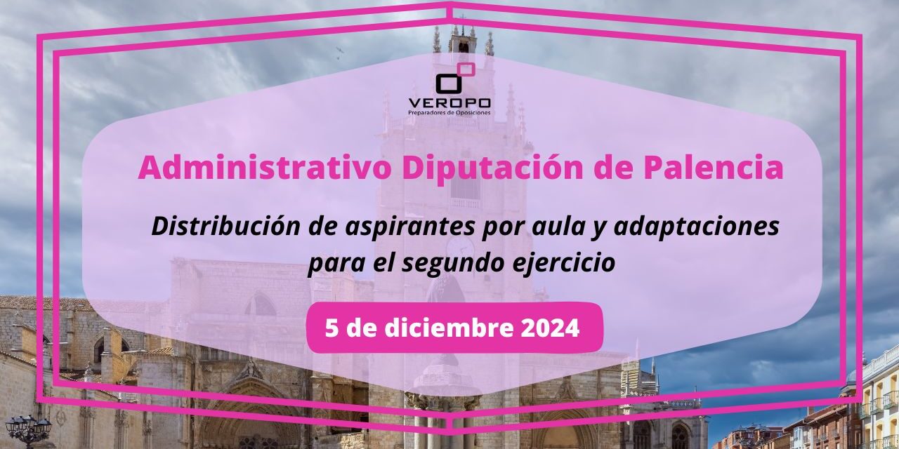 sedes examen Administrativo diputación