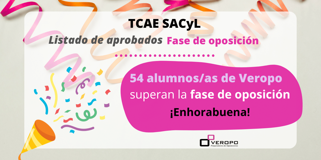 APROBADOS OPOSICIÓN TCAE SACYL