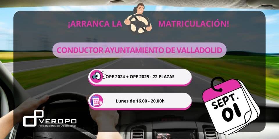 conductor ayuntamiento Valladolid